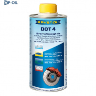 Тормозная жидкость RAVENOL DOT 4, 500мл