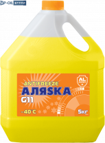 Антифриз АЛЯСКА ANTIFREEZE -40 G11 Yellow