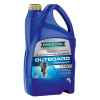 Моторное масло для 2Т лодочных моторов RAVENOL Outboardoel 2T Teilsynth, 4л