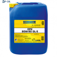 Трансмиссионное масло RAVENOL EPX 80W-90, 20 л Трансмиссионное масло RAVENOL EPX 80W-90, 20 л