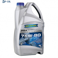 Трансмиссионное масло RAVENOL PSA 75W-80, 4 л Трансмиссионное масло RAVENOL PSA 75W-80, 4 л