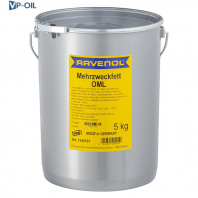 Пластичная смазка RAVENOL Mehrzweckfett OML, 5 кг