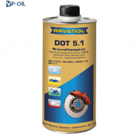 Тормозная жидкость RAVENOL DOT 5.1, 1л