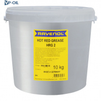 Пластичная смазка RAVENOL Hot Red Grease HRG 2, 10 кг
