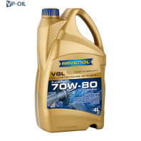 Трансмиссионное масло RAVENOL VGL 70W-80, 4 л Трансмиссионное масло RAVENOL VGL 70W-80, 4 л
